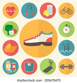 1,930 Keep fit icons Images, Stock Photos & Vectors | Shutterstock