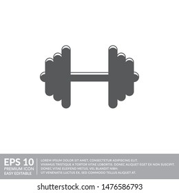 fitness sport gym icon vector template