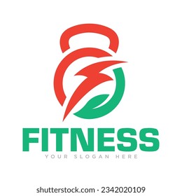 Fitness Sport Logo Design Illustration