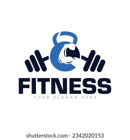 Fitness Sport Logo Design Illustration