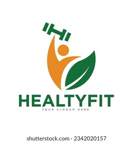 Fitness Sport Logo Design Illustration