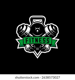 fitness sport team, crossed barbell