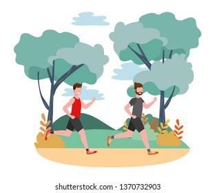 fitness sport train cartoon