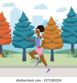 fitness sport train cartoon
