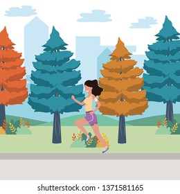 fitness sport train cartoon