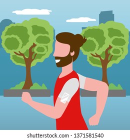 fitness sport train cartoon