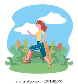 fitness sport train cartoon
