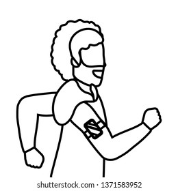fitness sport train cartoon