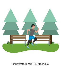 fitness sport train cartoon