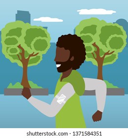 fitness sport train cartoon