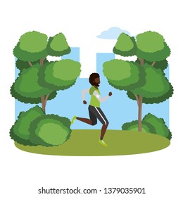 fitness sport train cartoon