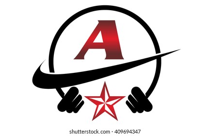 Fitness Stars Letter A