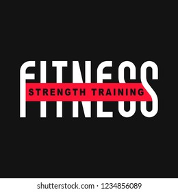 Logo de entrenamiento de fuerza de fitness