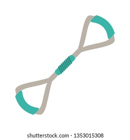Fitness stretching band isolated