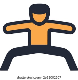 Fitness Stretching Pose for Health and Wellness