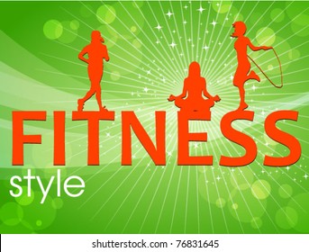 fitness style poster