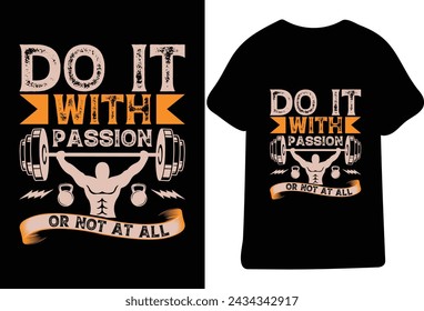 Fitness t shirt design Vector File,Fitness t shirt for men and women