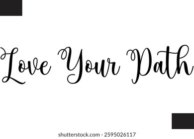 Fitness Text Vector Typography Love Your Path