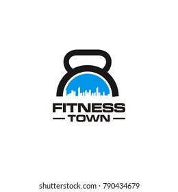 Fitness Town Logo Stock Vector (Royalty Free) 790434679 | Shutterstock