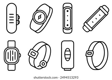 Fitness Tracker Art Chic Line Art Illustration Examples Techniques