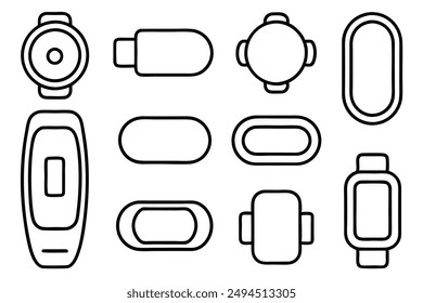 Fitness Tracker Art Creative Line Art Illustration Techniques Guide