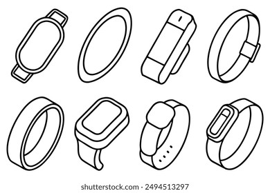 Fitness Tracker Art Simple Line Art Illustration Techniques Gallery