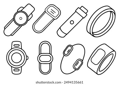 Fitness Tracker Art Unique Line Art Illustration Ideas Collection