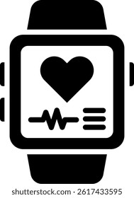 Fitness Tracker Icon Mixed Vector Illustration