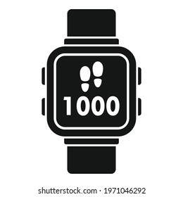 Fitness tracker icon. Simple illustration of Fitness tracker vector icon for web design isolated on white background