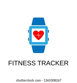 Fitness tracker icon. Fitness tracker symbol design. Stock - Vector illustration can be used for web