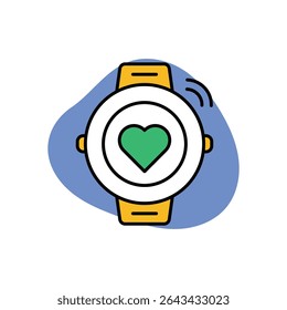 Fitness Tracker Icon vector stock illustration