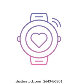 Fitness Tracker Icon vector stock illustration