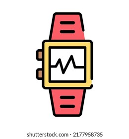 seguimiento de fitness Diseño de conceptos modernos, ilustración vectorial