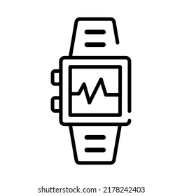 Fitness-Tracker Modernes Design, Vektorgrafik