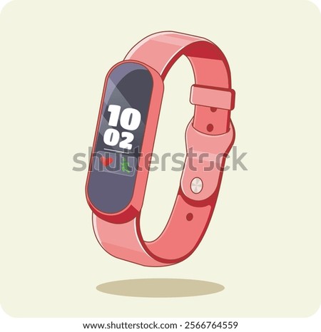 fitness tracker or smart watch with bracelet