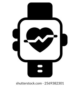 Fitness Tracker Urban Lifestyale icon illustration