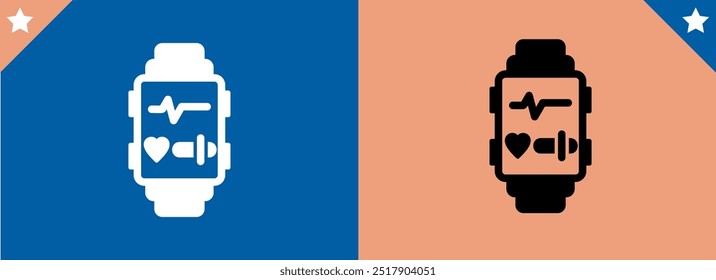 Fitness tracker vector icon. filled flat sign for mobile concept and web design. Fitness tracker glyph icon. Symbol, logo illustration. Vector graphics