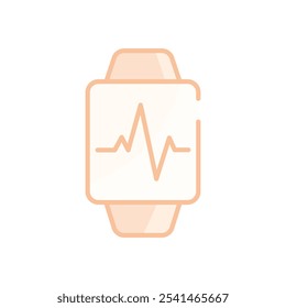 Fitness Tracker ícone vetorial ilustração de stock