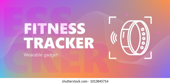 Fitness tracker wearable emblem