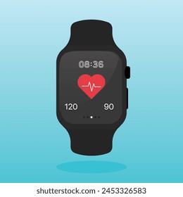 
Fitness trackers ilustración arte conceptual