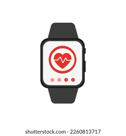 Fitness Trackers, Smart Watches with Call or Sms Notification on Display. Modern Devices, Smartwatch Electronic Gadgets. Cartoon Vector Illustration