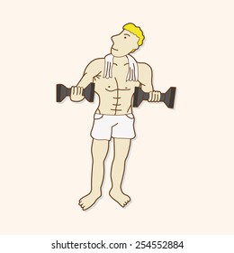 fitness trainer theme elements