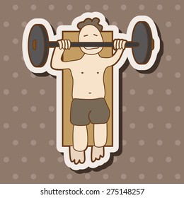 fitness trainer theme elements
