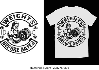 Fitness T-shirt design and Custom t shirt