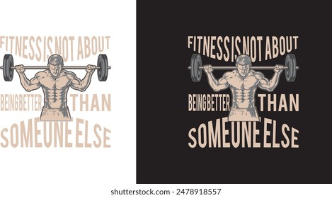 fitness t-shirt design { gym t-shirt design } 