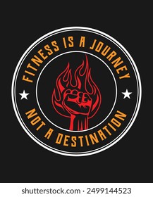 Fitness T-shirt Design. gym T-shirt Design