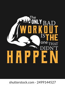 Fitness T-shirt Design. gym T-shirt Design