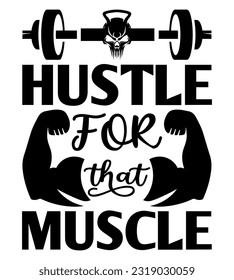 Fitness T-Shirt Design, Gym, Exercise, Gym workout, Typography T shirt, Motivational Quotes, Vector Illustration.