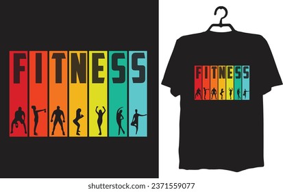 Fitness T-shirt design ( Fitness lover ) 