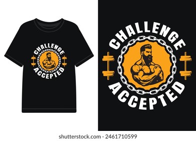 Fitness tshirt design with motivational quotes, gym related inspirational tshirt design, fitness tshirt design vector template